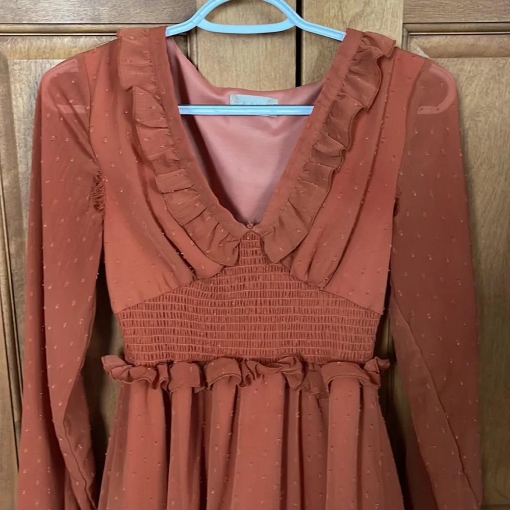 Altard State Rust Red Dress - Small - Picture 2 of 6